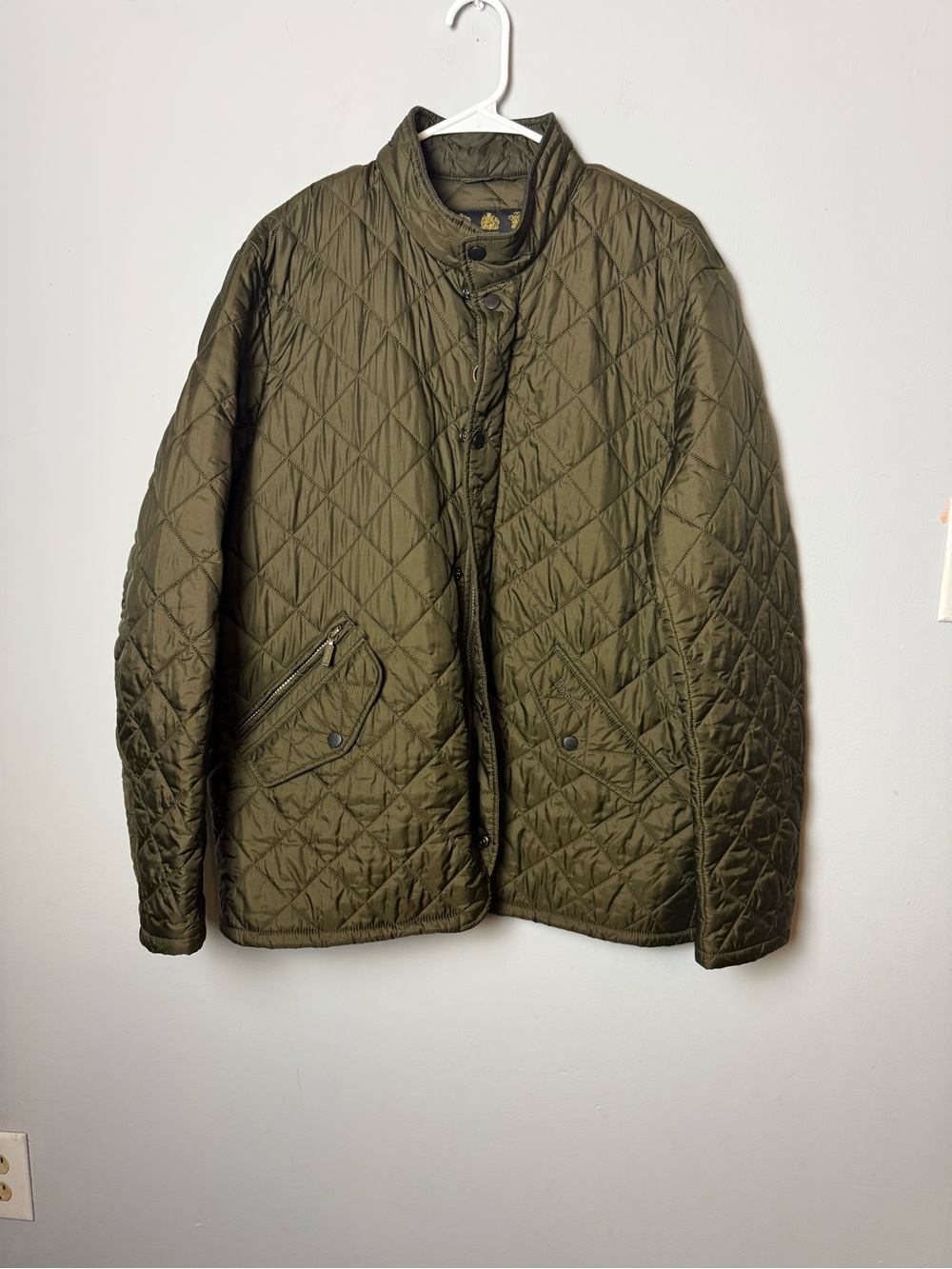 Barbour Olive Quilted Lightweight Jacket